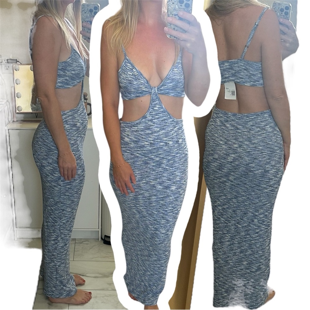 F21 Cut-Out Maxi Dress